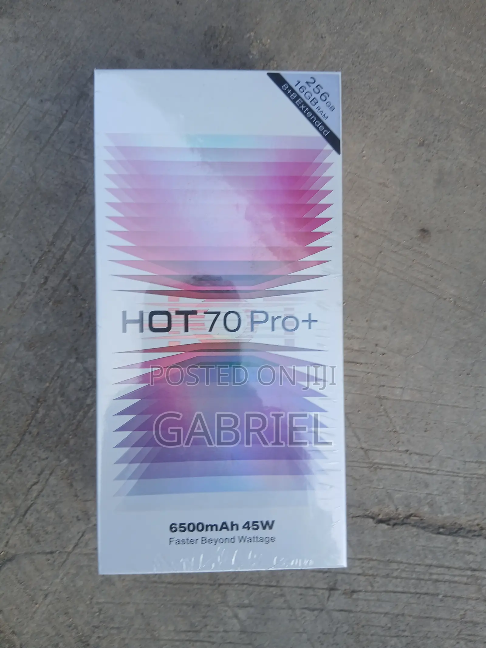New Infinix Hot 70 256 GB Black