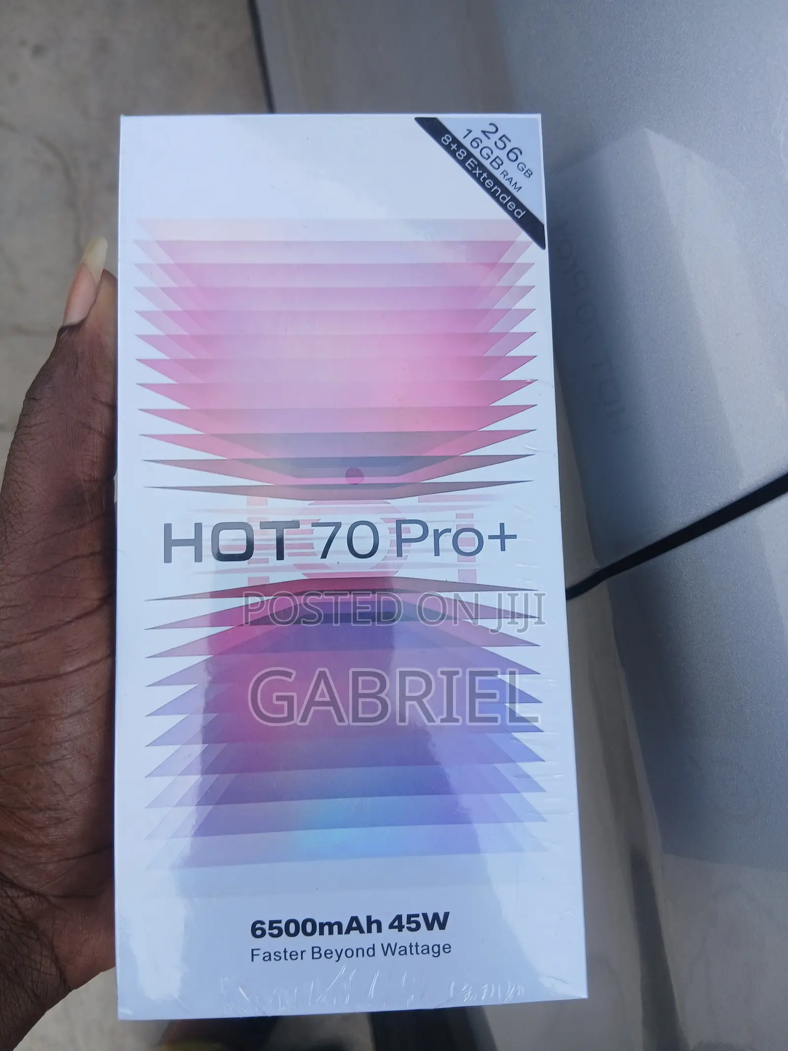 New Infinix Hot 70 256 GB Black