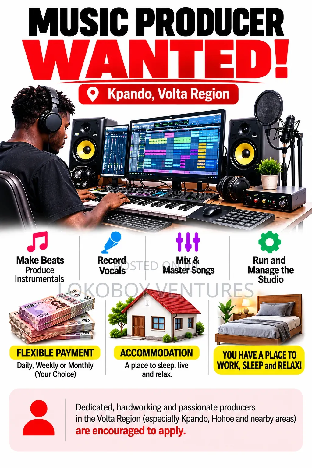 Music Producer Wanted