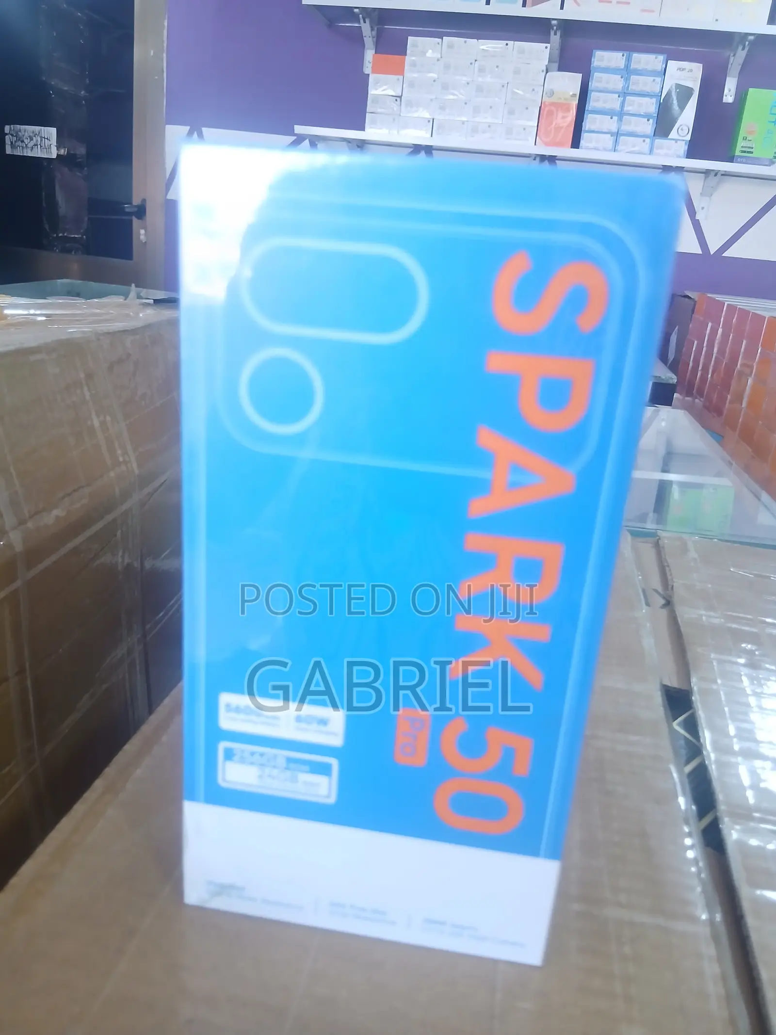 New Tecno Spark 50 Pro 256 GB Black