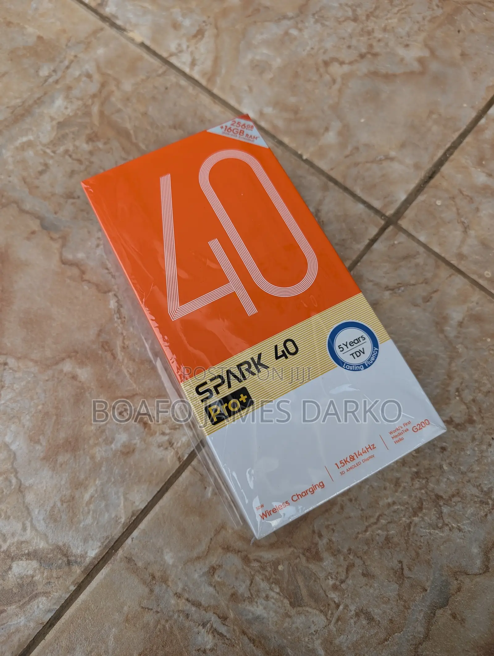 New Tecno Spark 40 Pro+ 256 GB Black