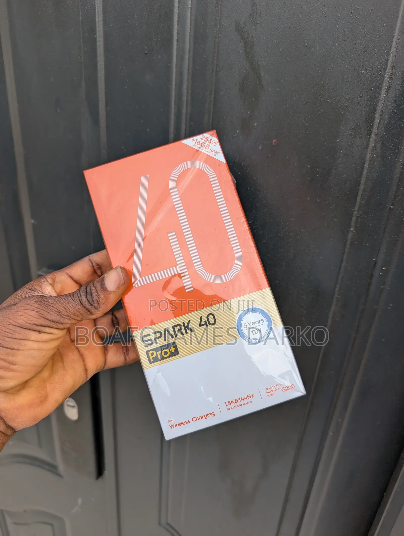 New Tecno Spark 40 Pro+ 256 GB Black