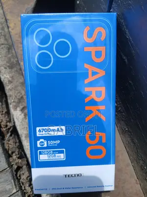 New Tecno Spark 50 128 GB Black