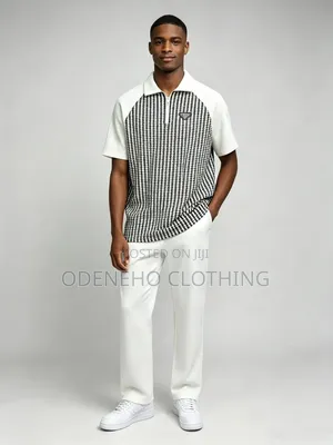 Black and White Kaftan