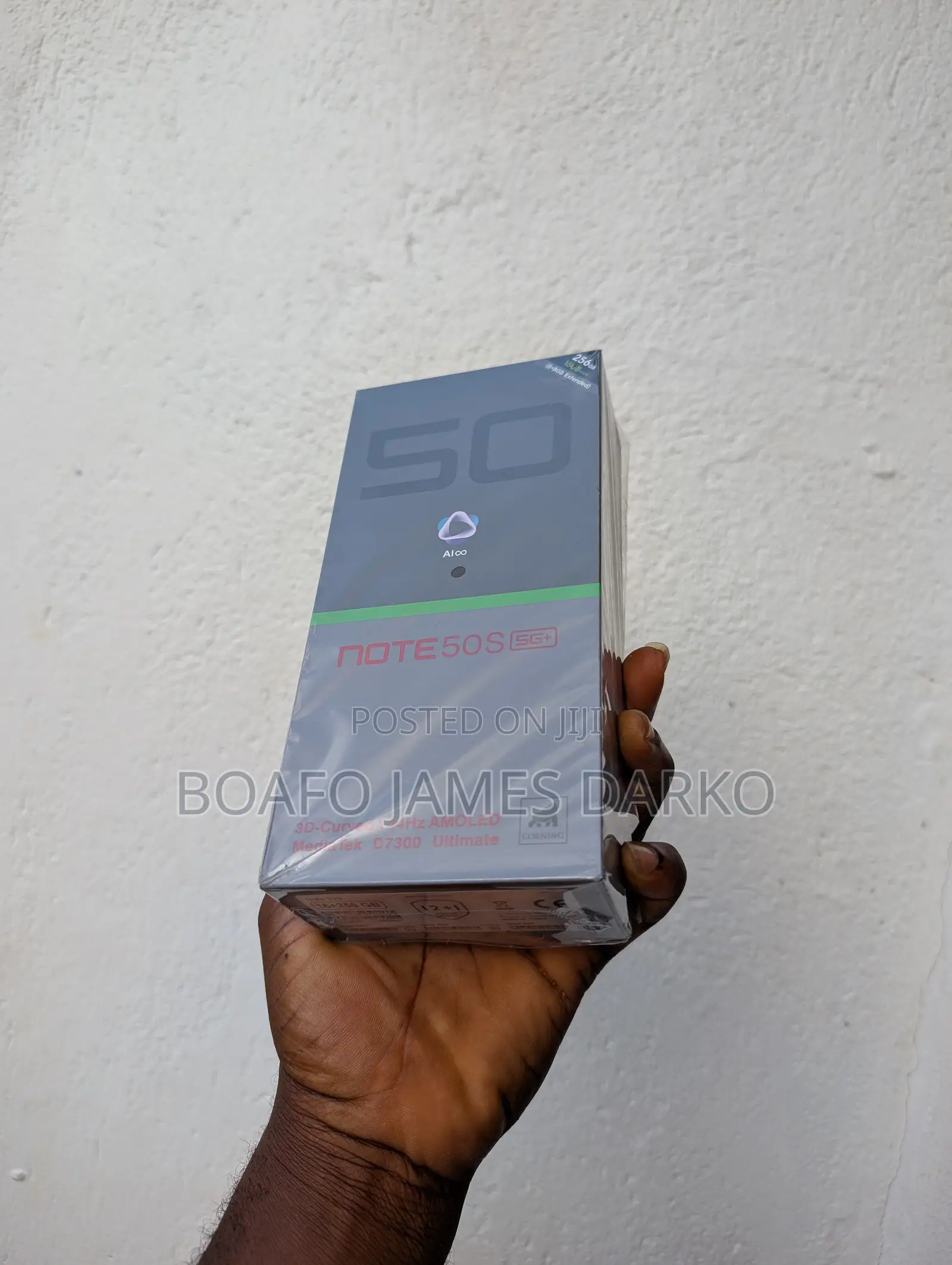 New Infinix Note 50s 256 GB Black