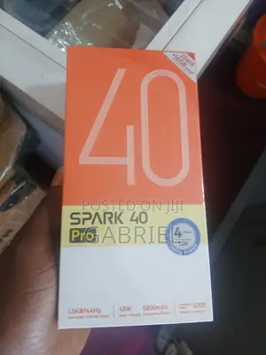 New Tecno Spark 40 Pro 256 GB Black