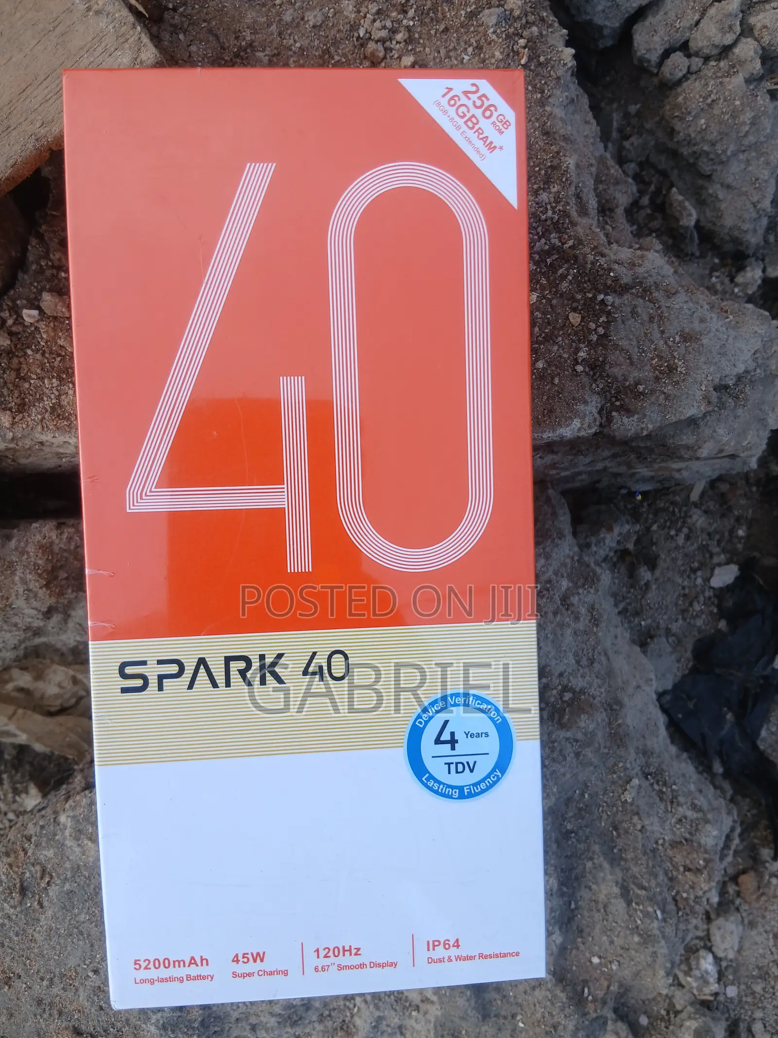 New Tecno Spark 40 256 GB Black