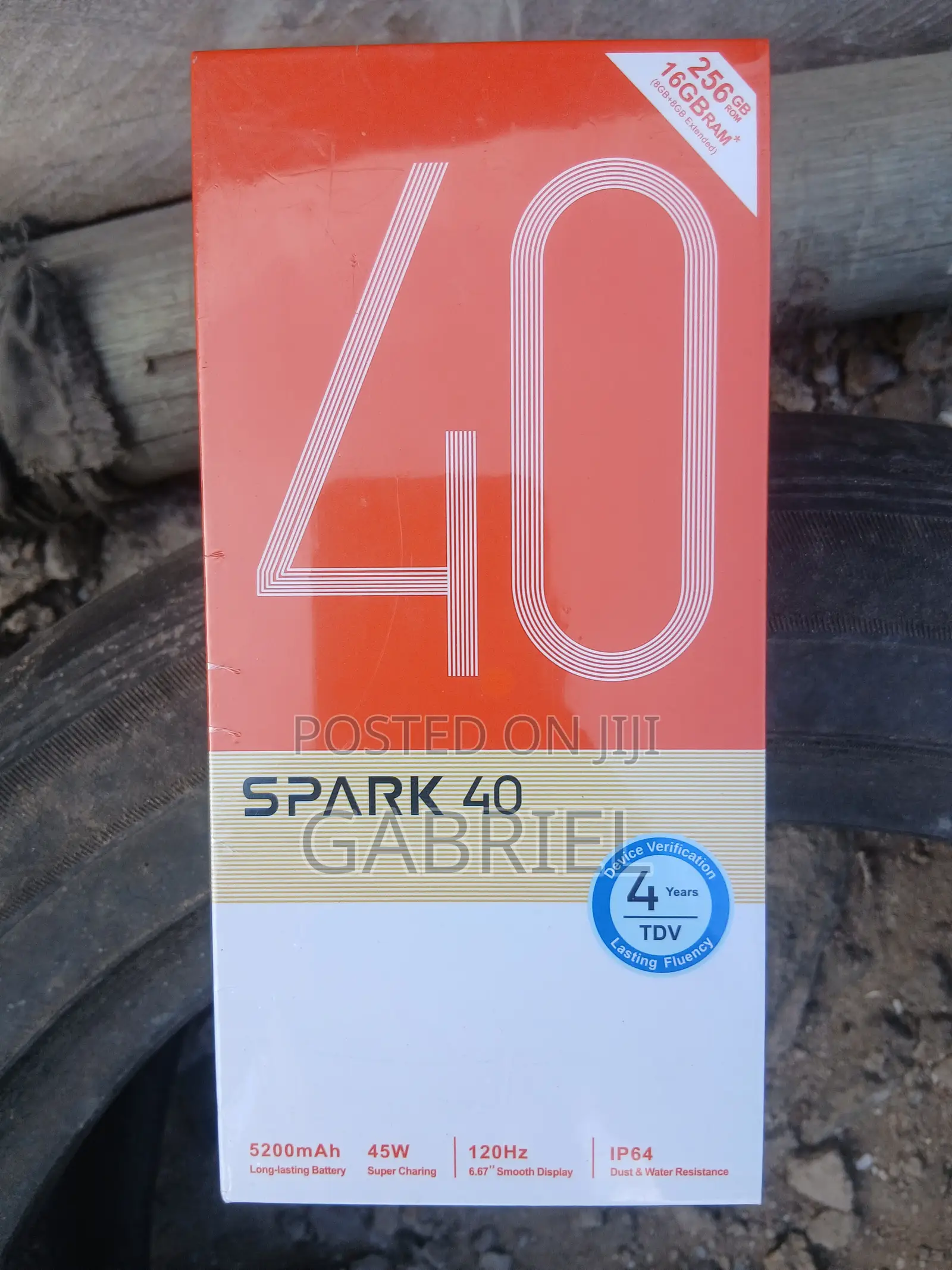 New Tecno Spark 40 256 GB Black