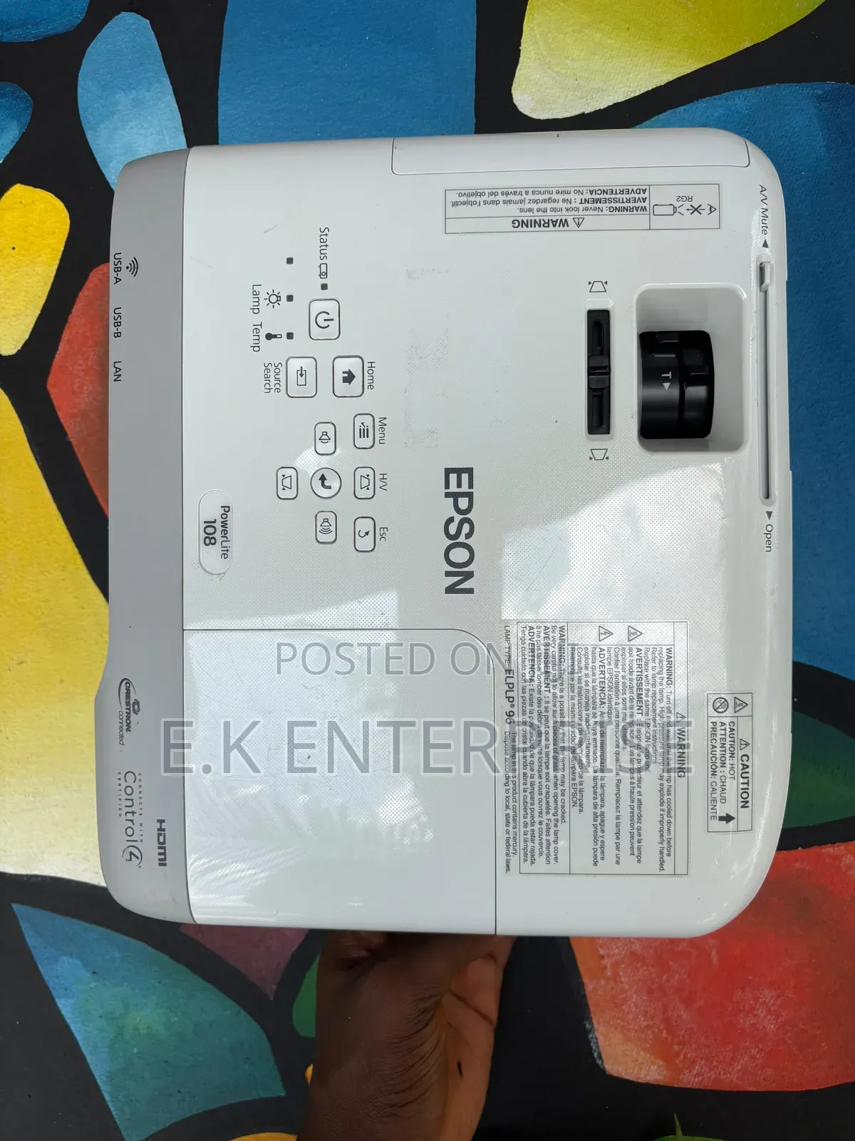 Epson Powerlite 108 Projector.