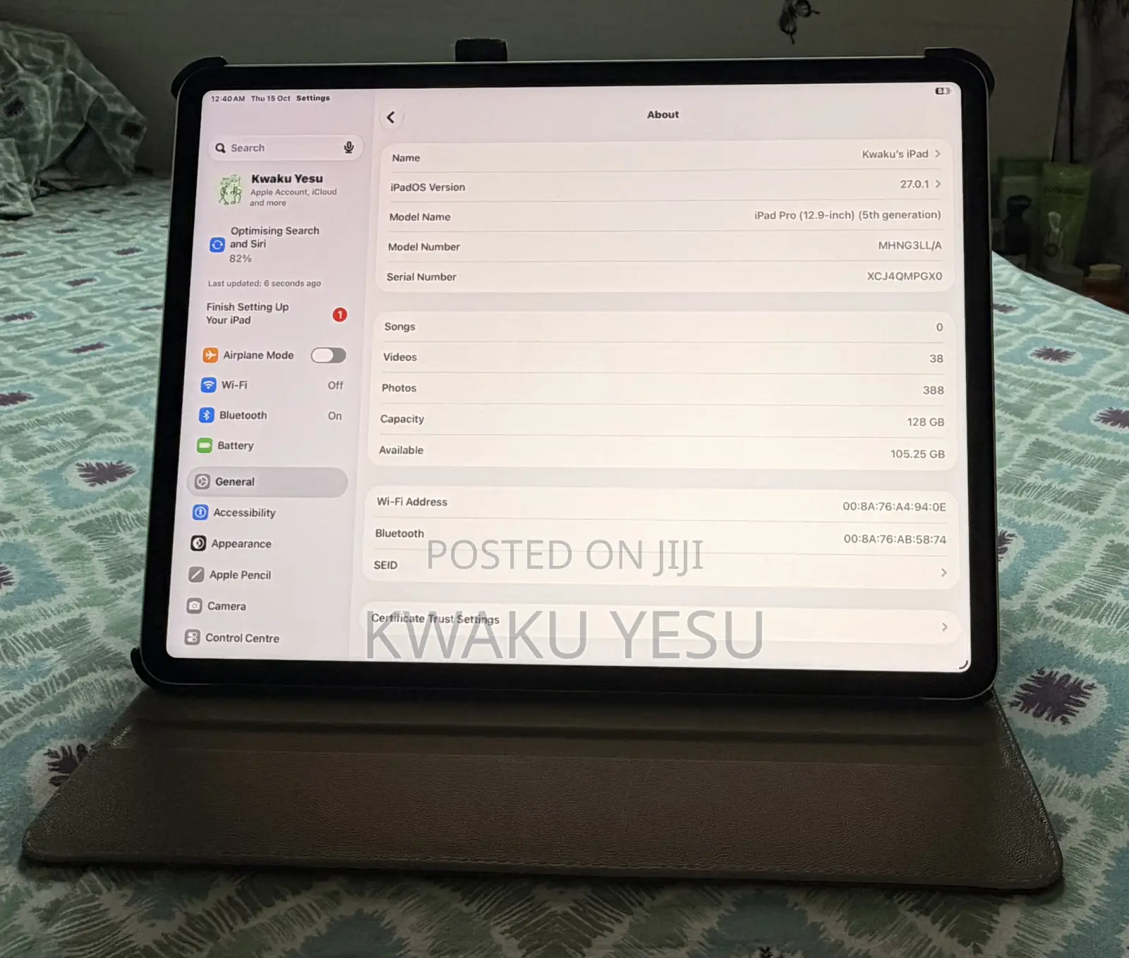 Apple iPad Pro 12.9 (2021) 128 GB Silver