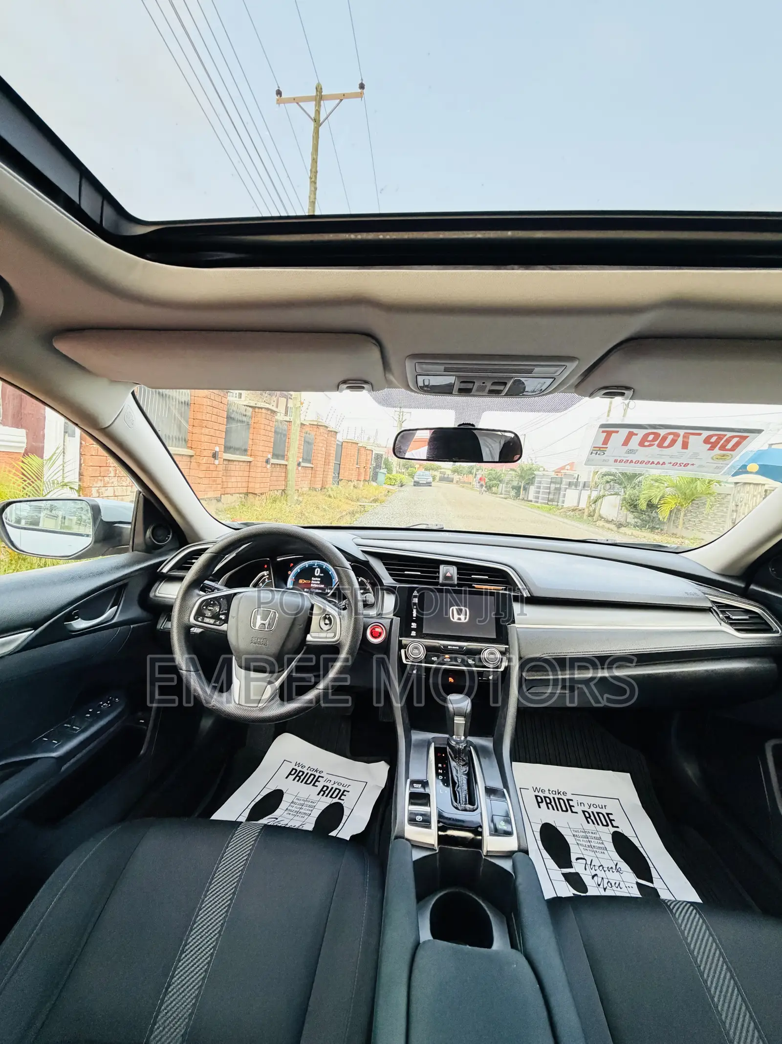 Honda Civic EX Sedan 2018 Silver