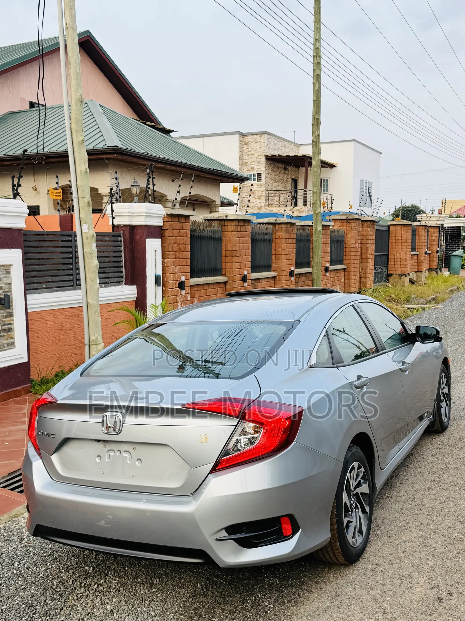 Honda Civic EX Sedan 2018 Silver