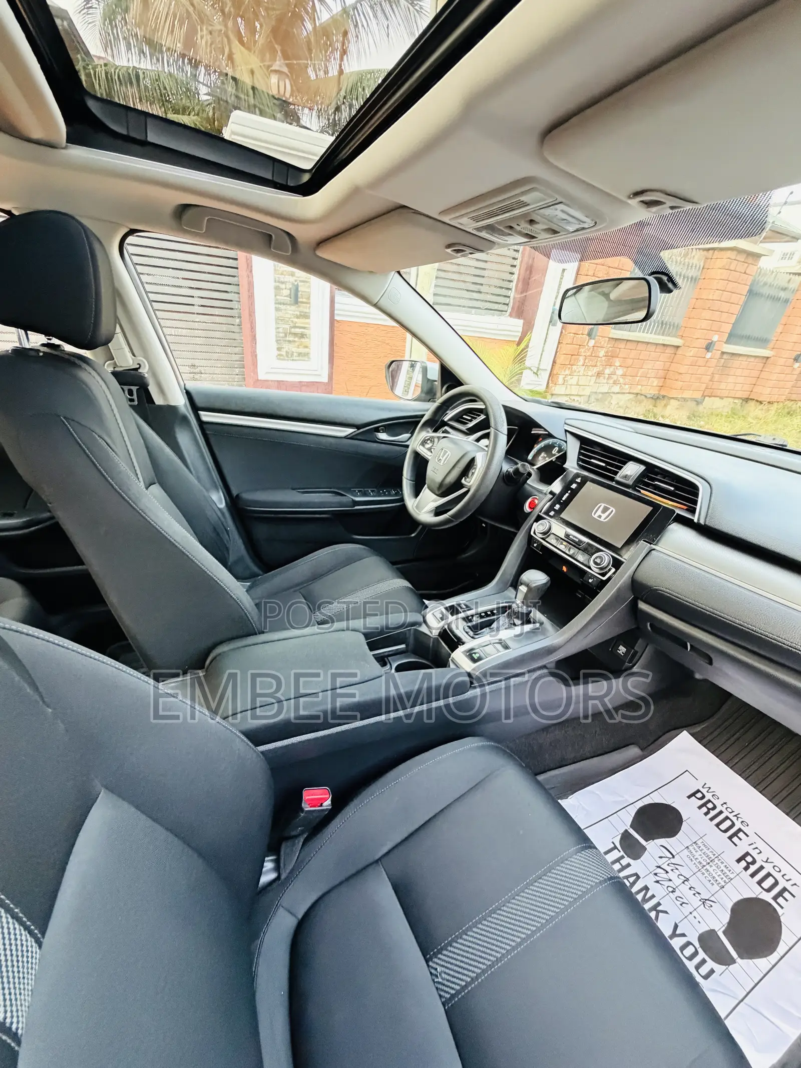 Honda Civic EX Sedan 2018 Silver