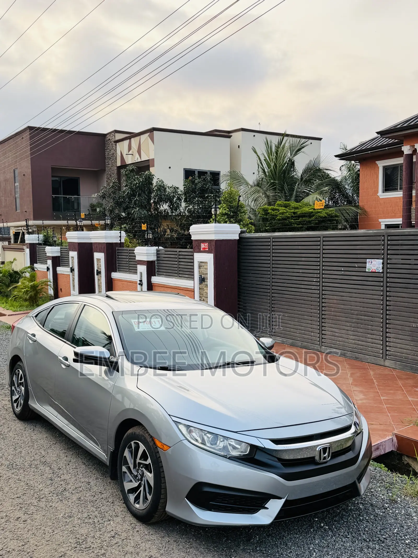 Honda Civic EX Sedan 2018 Silver