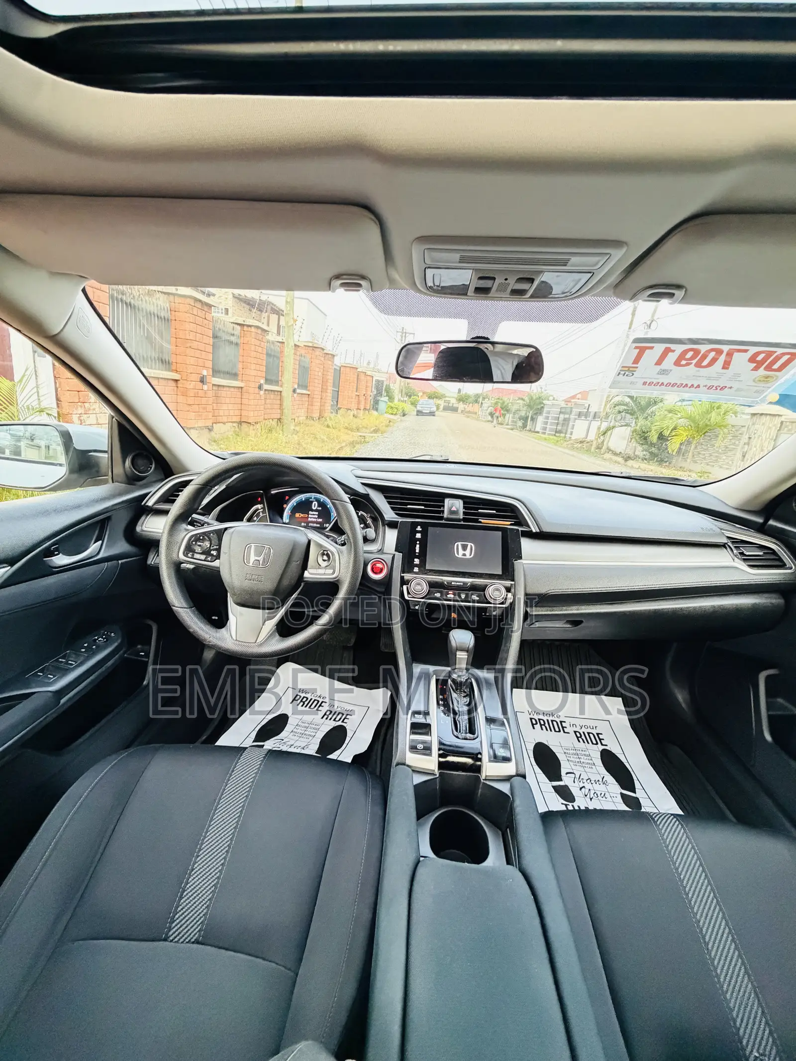 Honda Civic EX Sedan 2018 Silver