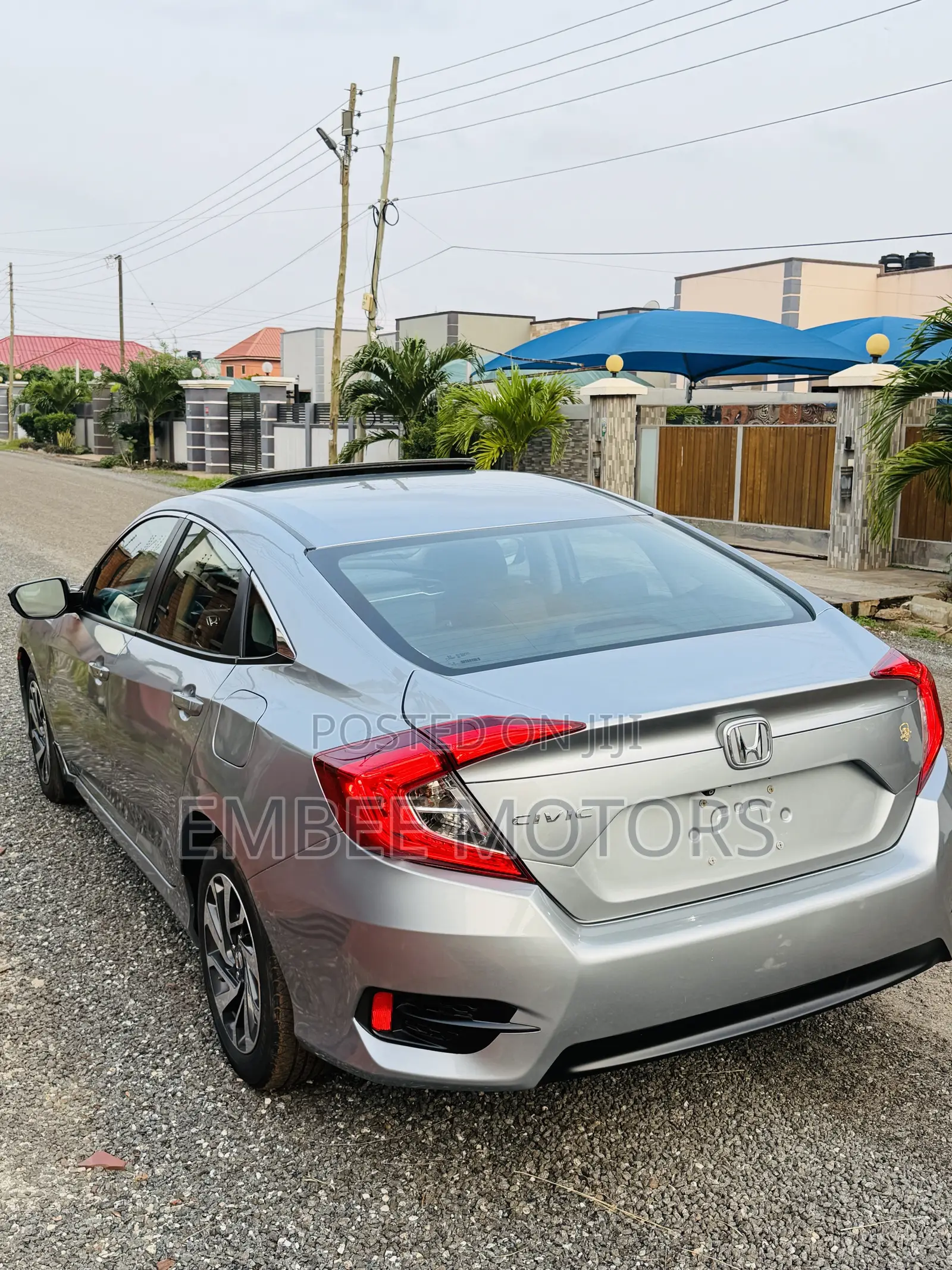 Honda Civic EX Sedan 2018 Silver