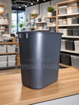 15L Small Plastic Trash Can - Office, Kitchen, Bedroom Wastebasket