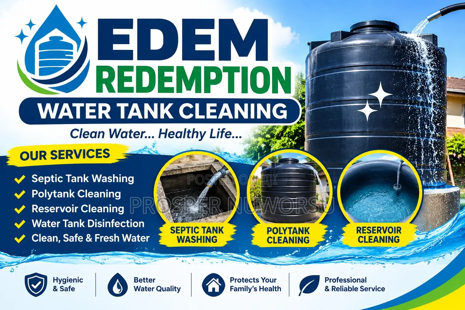 Washing of Polytank and Reservoir