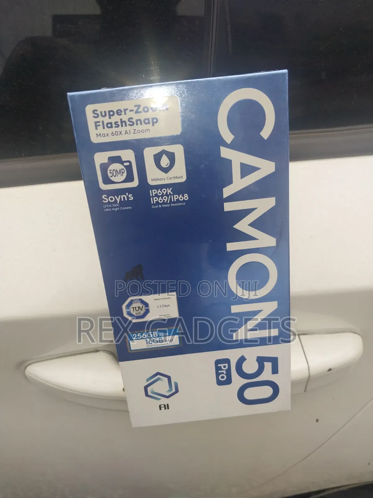 New Tecno Camon 50 Pro 256 GB Gray