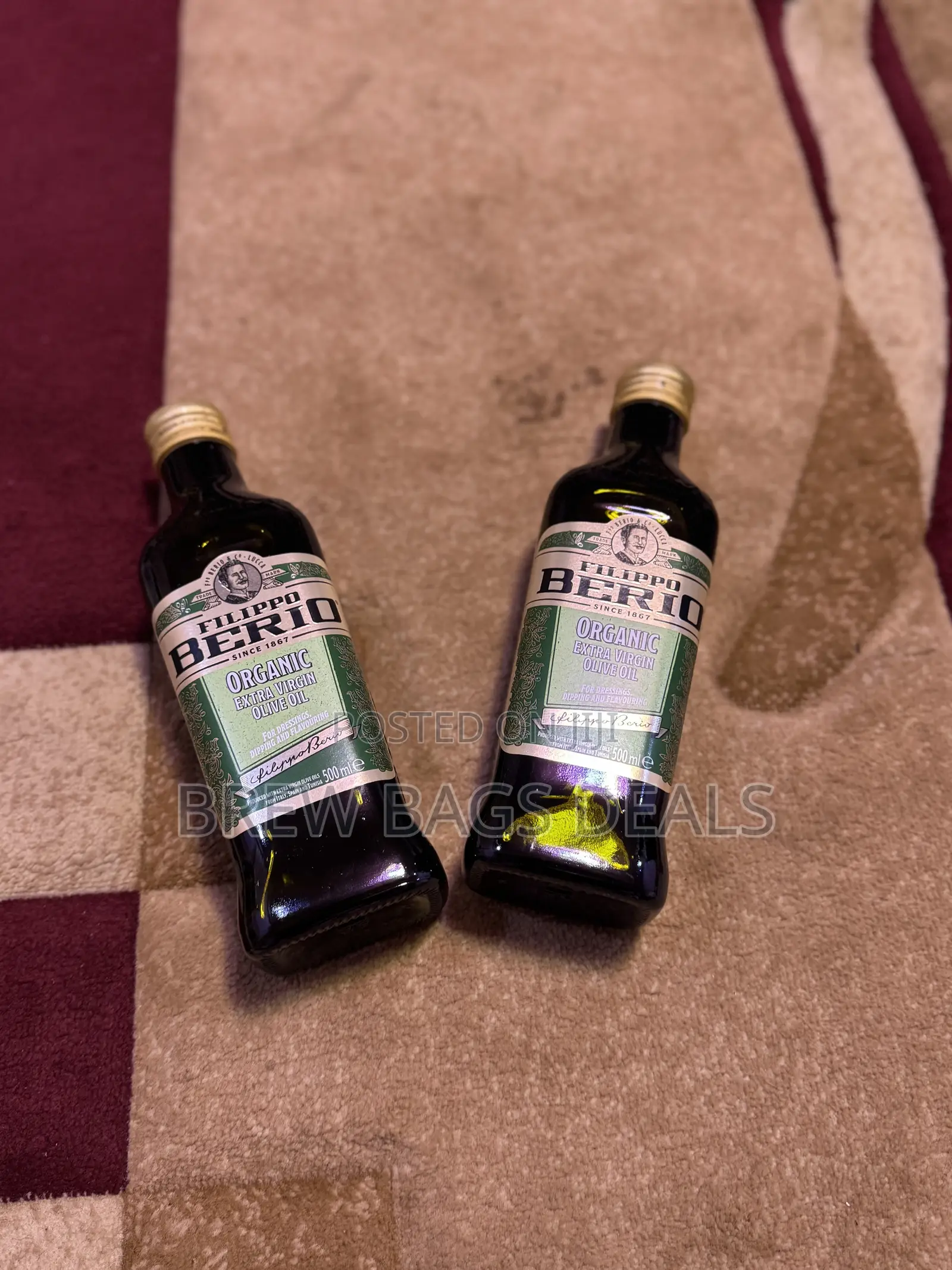 Filippo Berio Organic Extra Virgin 500ml Olive Oil