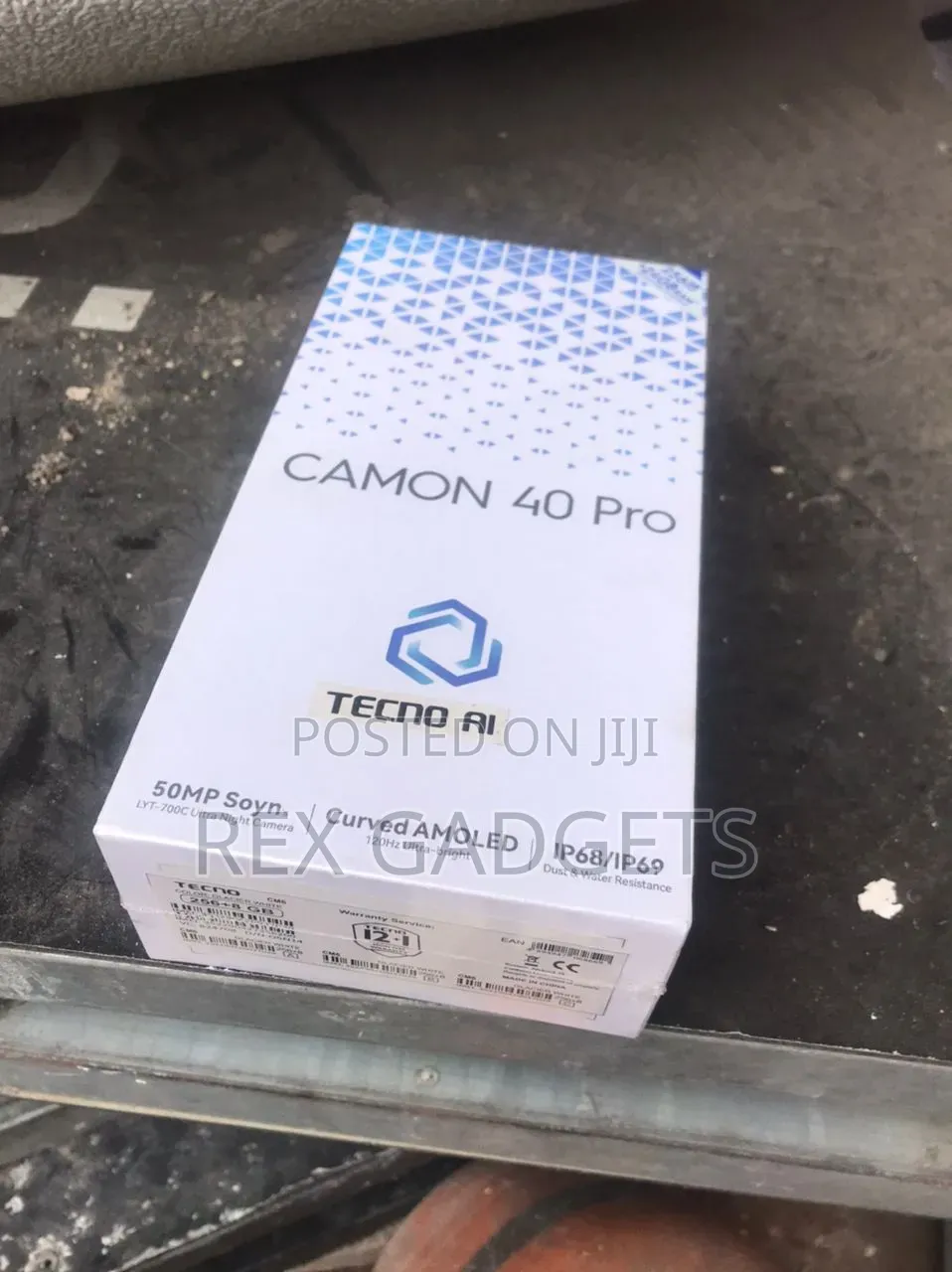 New Tecno Camon 40 Pro 5G 256 GB Gray