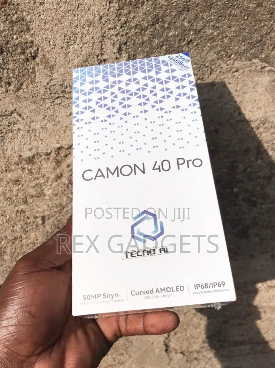 New Tecno Camon 40 Pro 5G 256 GB Gray