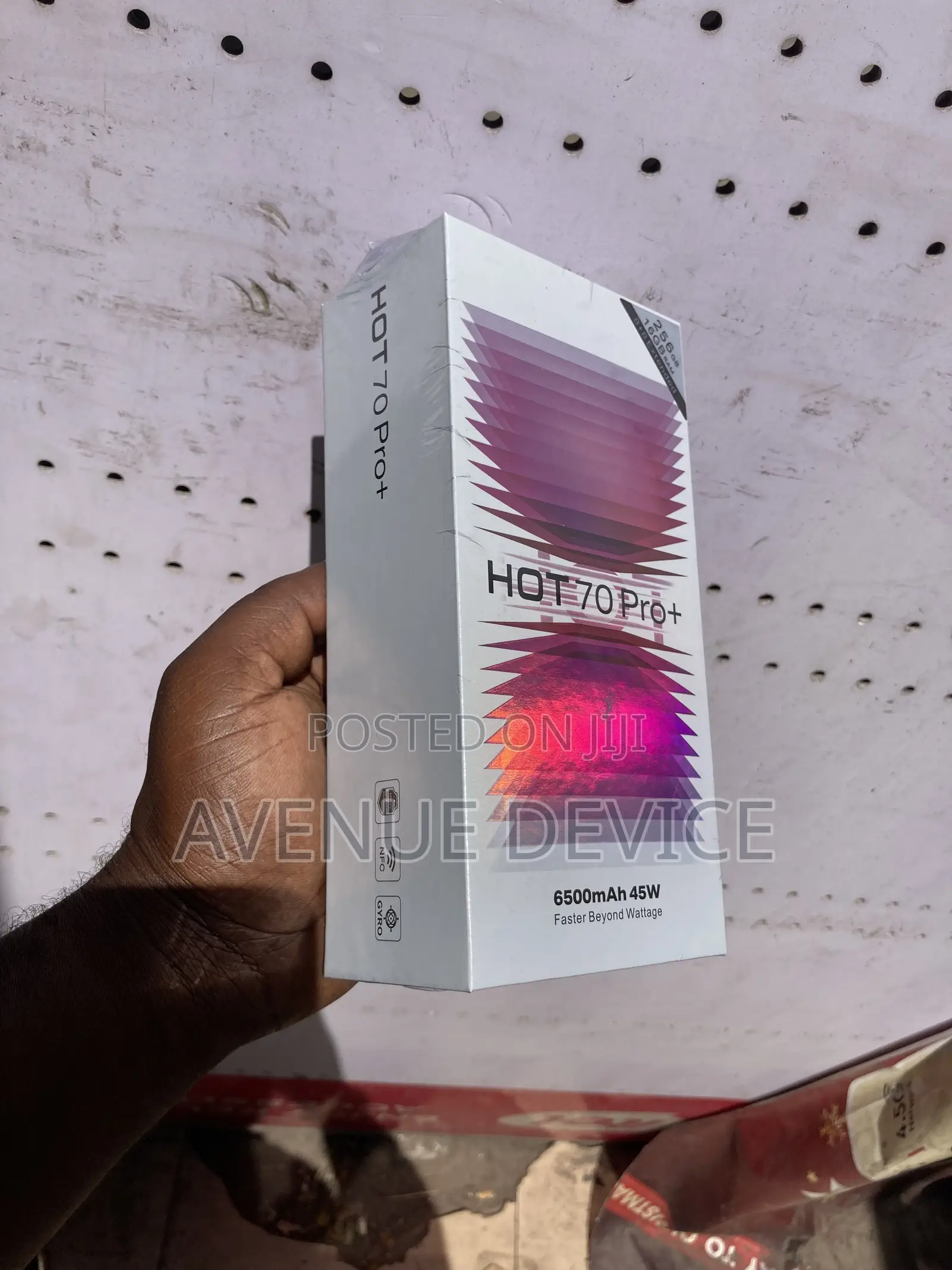 New Infinix Hot 70 Pro 5G+ 256 GB Black