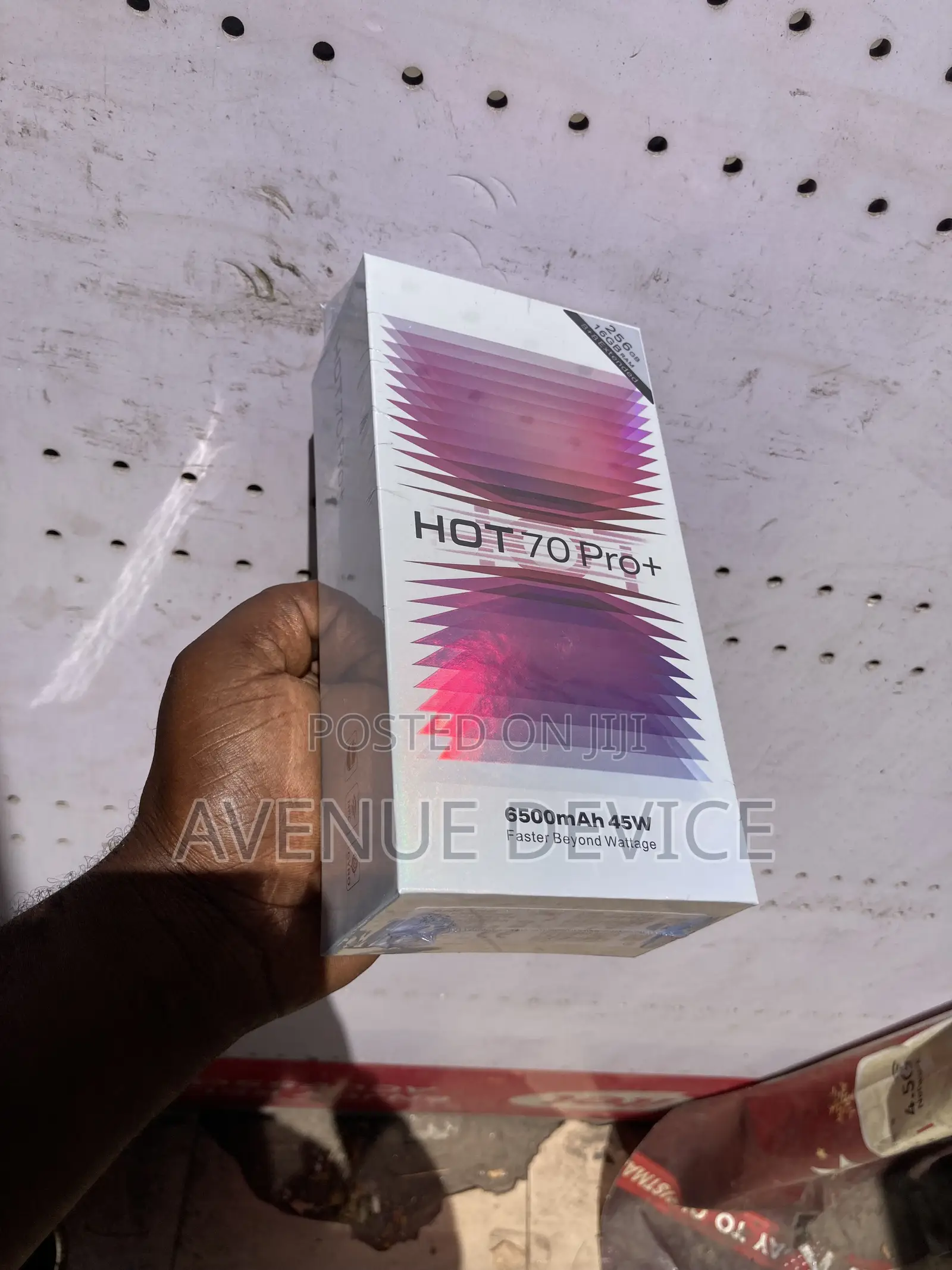 New Infinix Hot 70 Pro 5G+ 256 GB Black