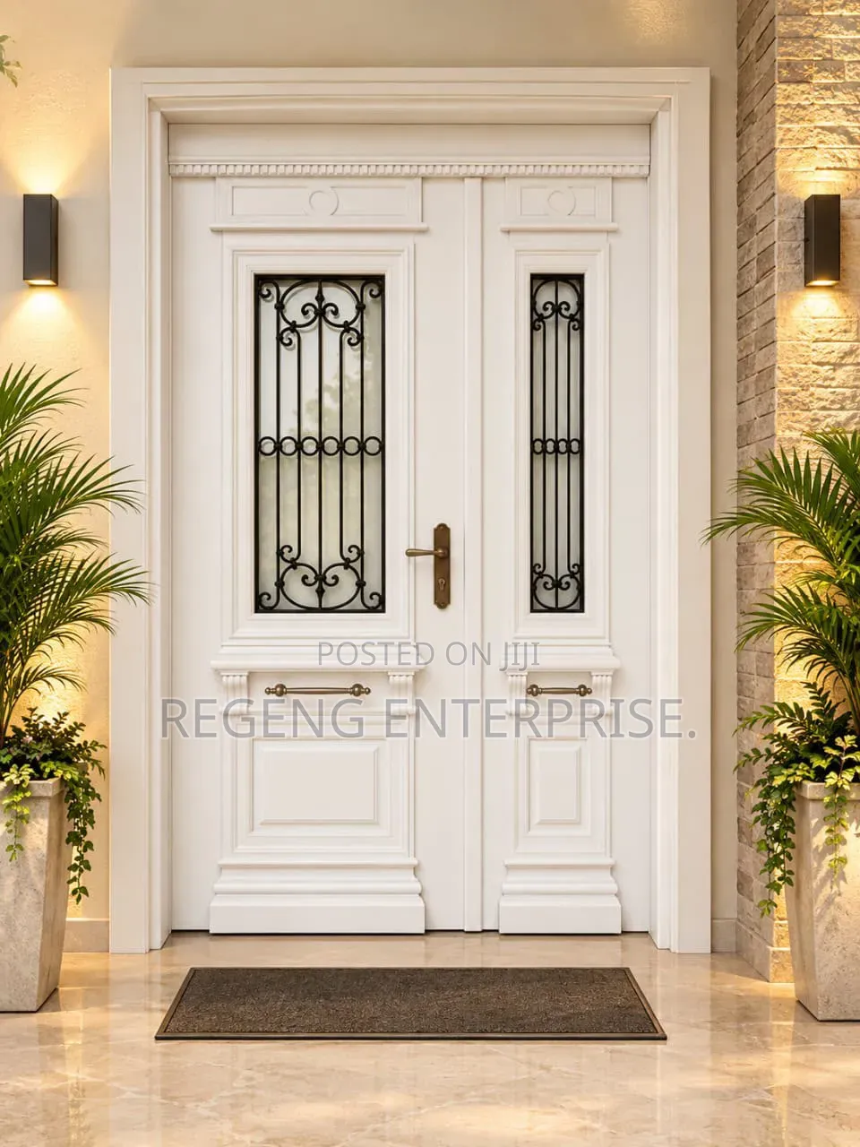 Exclusive Technology Double Locks Security Door