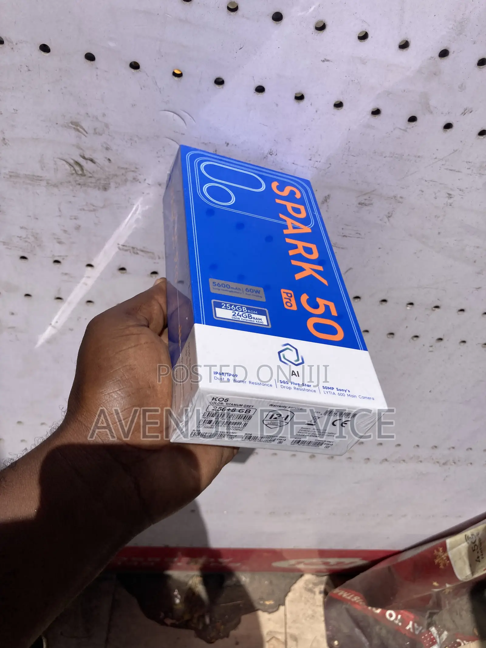 New Tecno Camon 50 Pro 256 GB Black