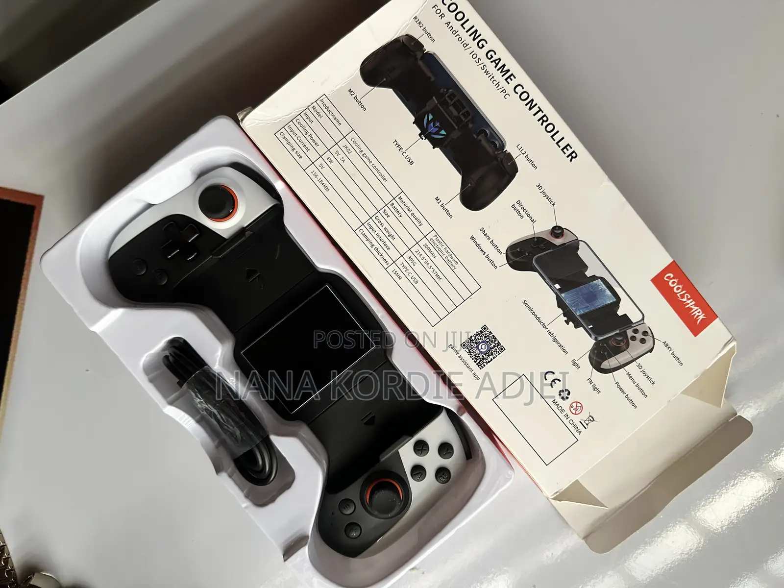 GameShark Cooling Game Controller