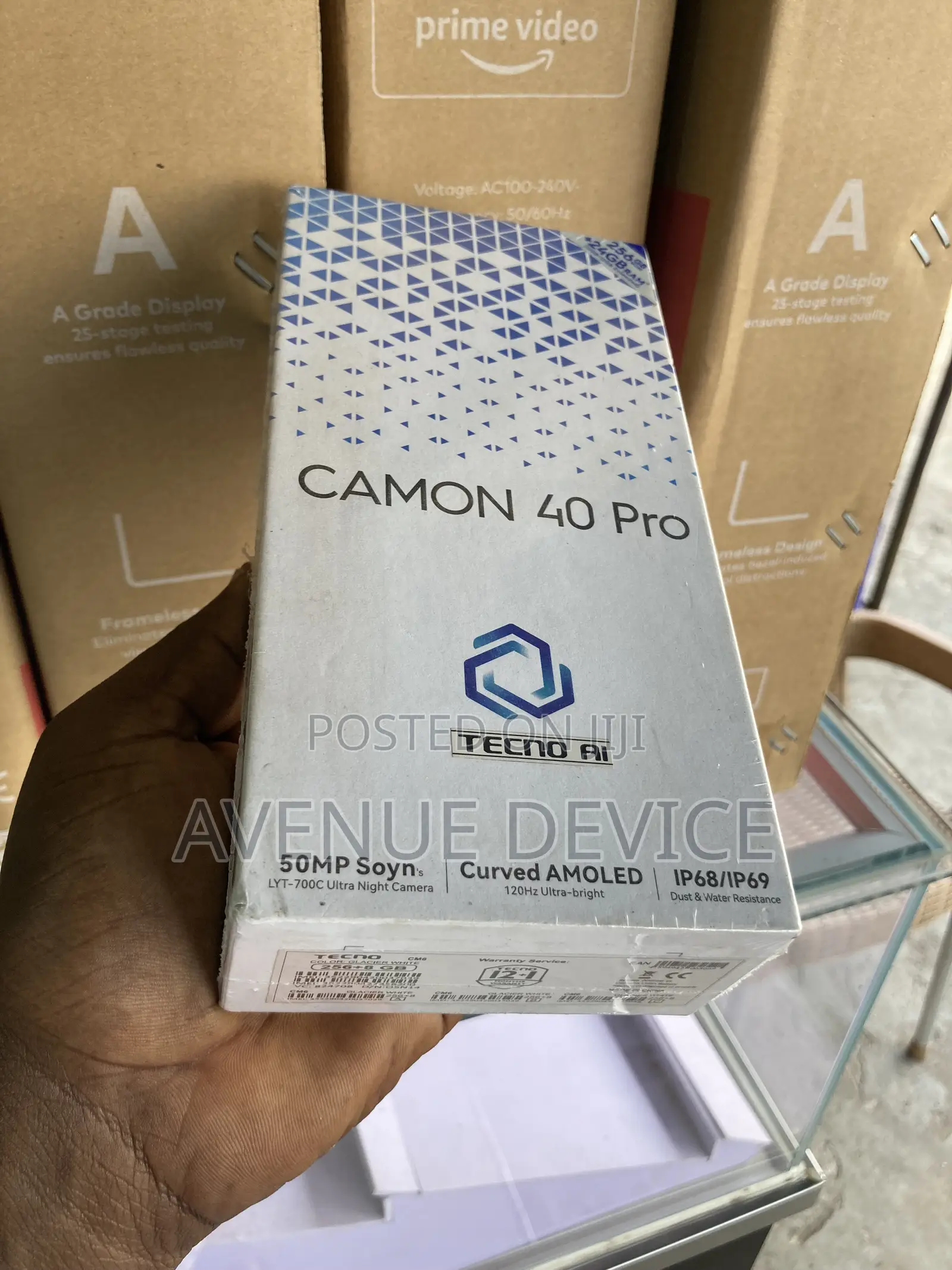 New Tecno Camon 40 Pro 5G 256 GB Gray