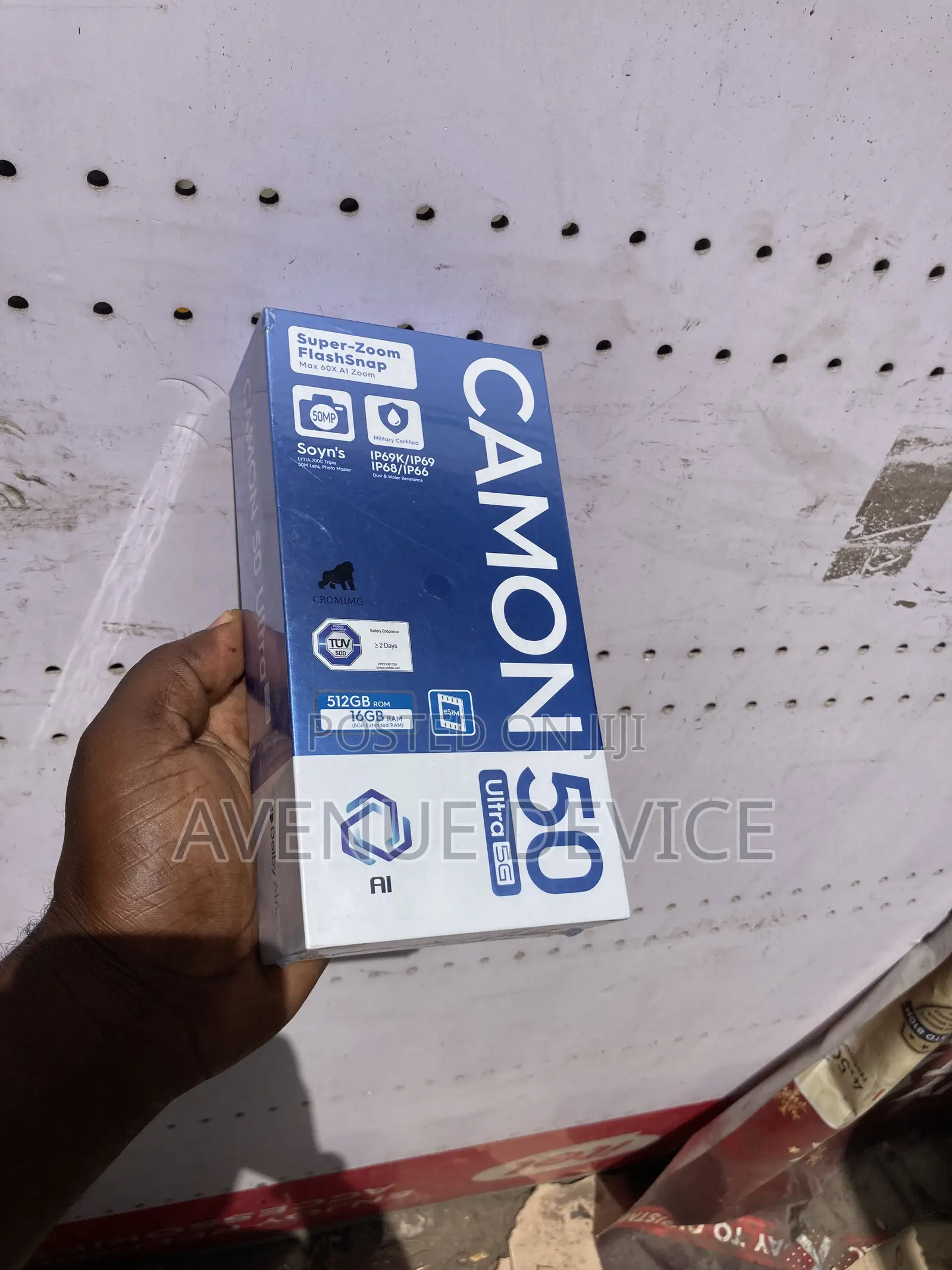 New Tecno Camon 50 Ultra 512 GB Black
