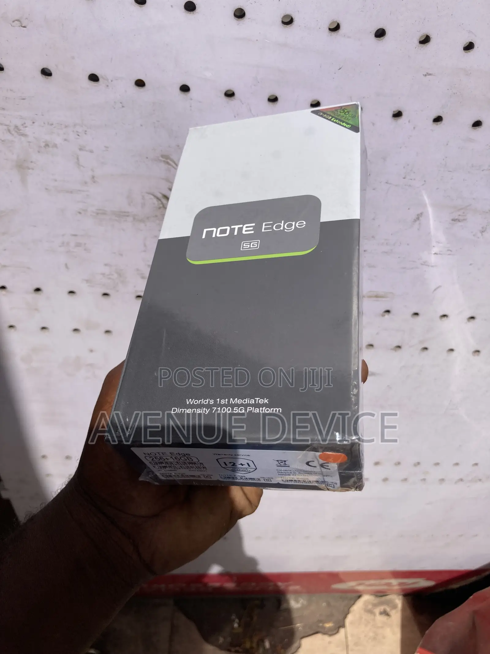 New Infinix Note Edge 256 GB Black