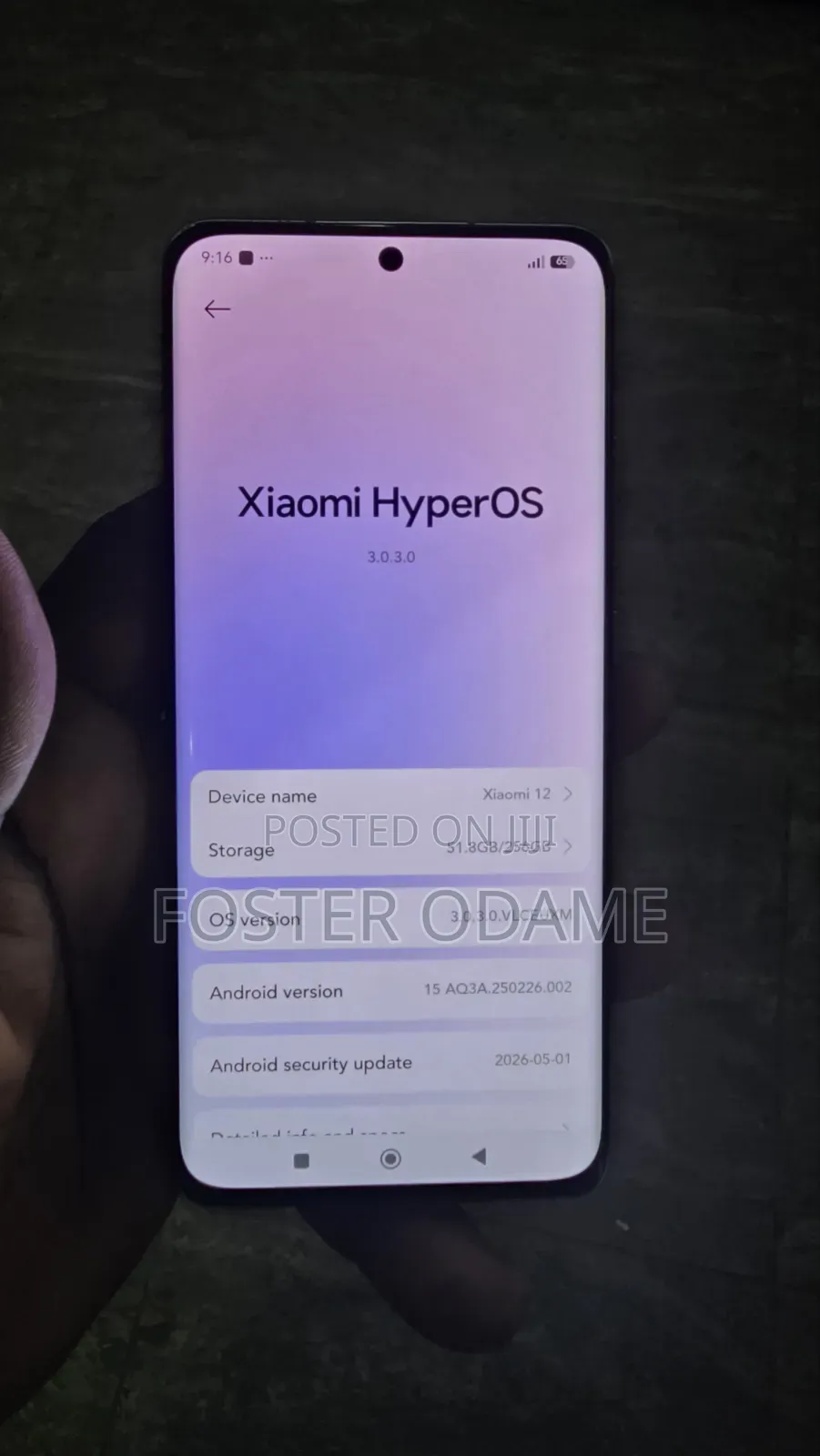 Xiaomi 12 256 GB Silver