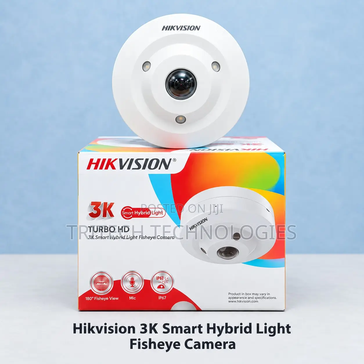 HIKVISION DS-2CE52K0T-LPS3K Smart Hybrid Light Audio Fisheye Camera