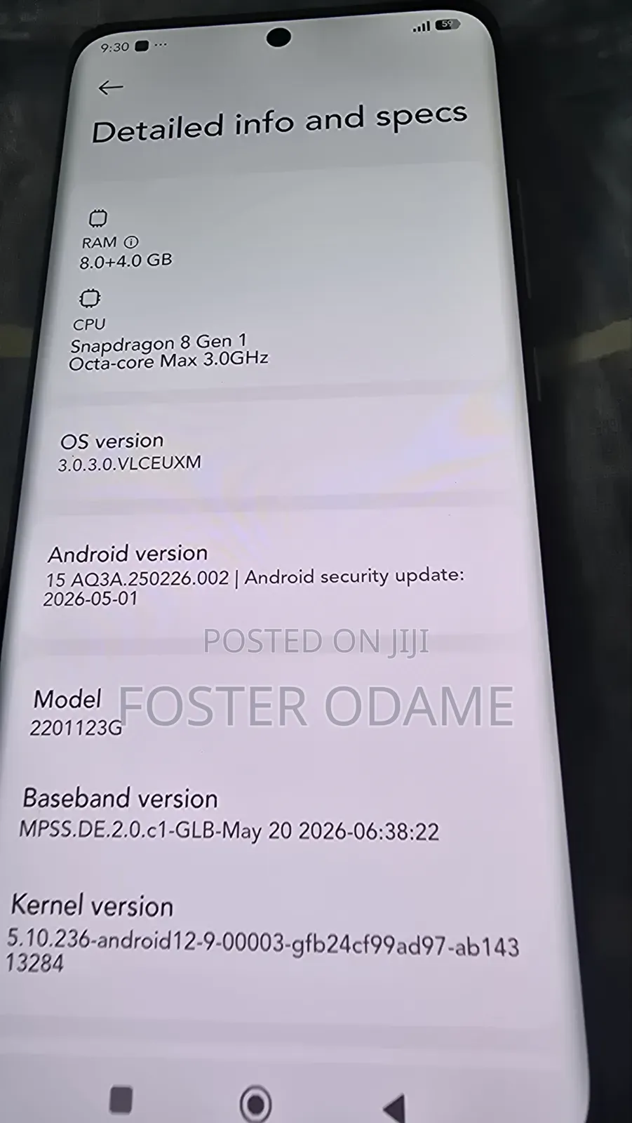 Xiaomi 12 256 GB Silver