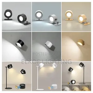 Touch Control Magnetic Wall Lamp Rechargeable Wall Light