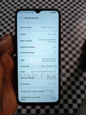 New Honor X5b Plus 128 GB Black