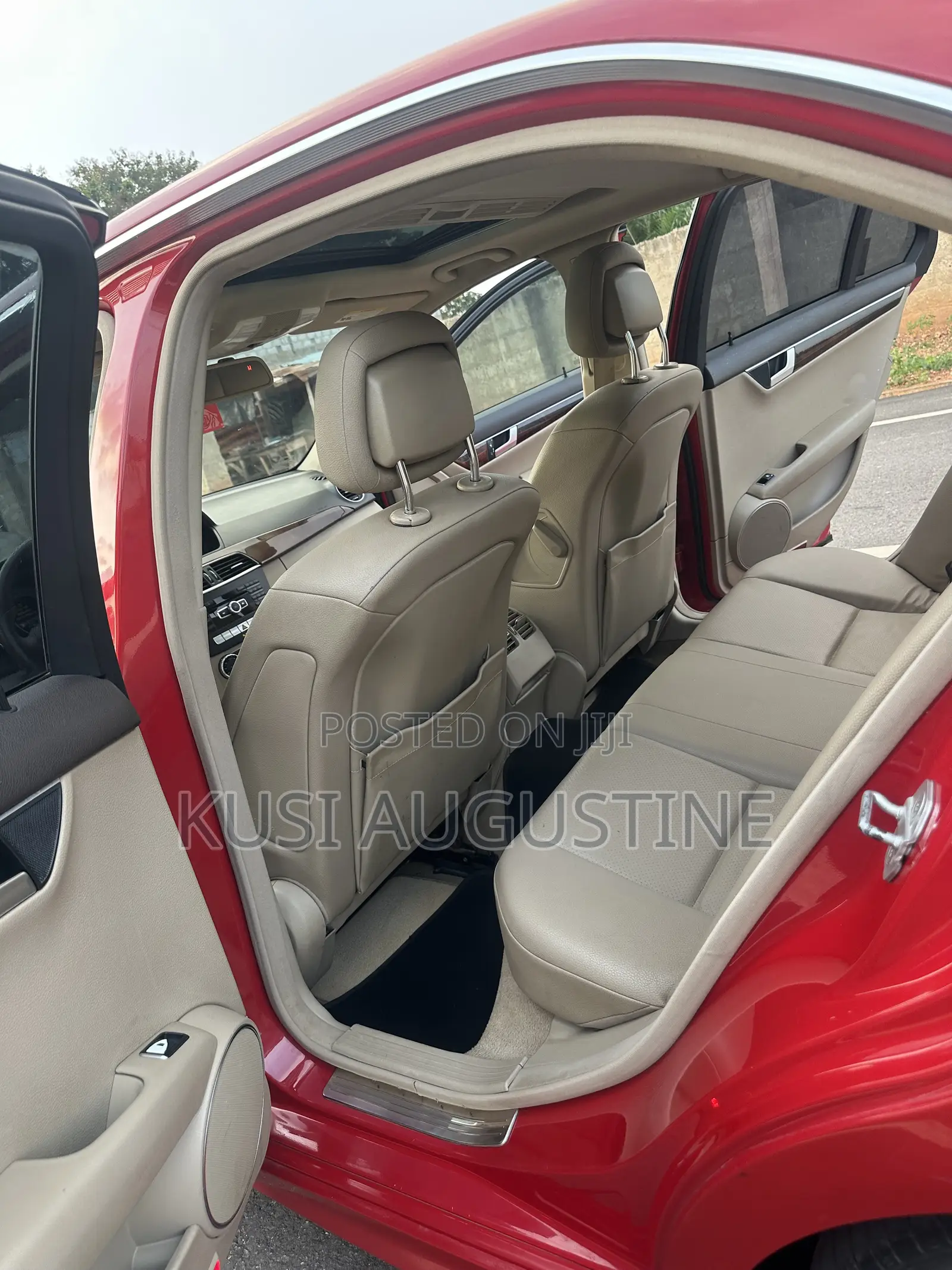 Mercedes-Benz C250 2013 Red