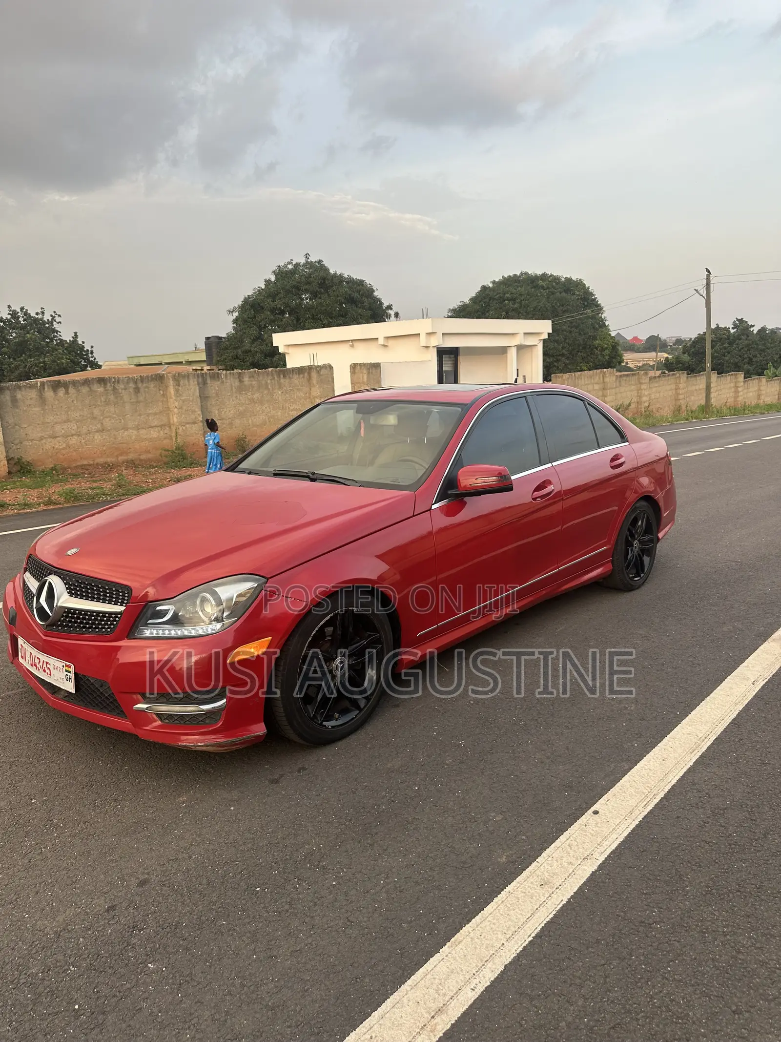 Mercedes-Benz C250 2013 Red