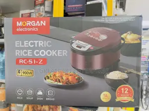 Morgan Electronics 5L Electric Rice Cooker(900Watts)