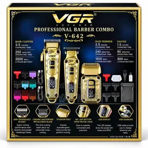 VGR v-642 Professional Barber Combo (3-in-1)