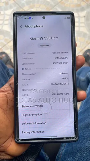 Samsung Galaxy S23 Ultra 512 GB Gray