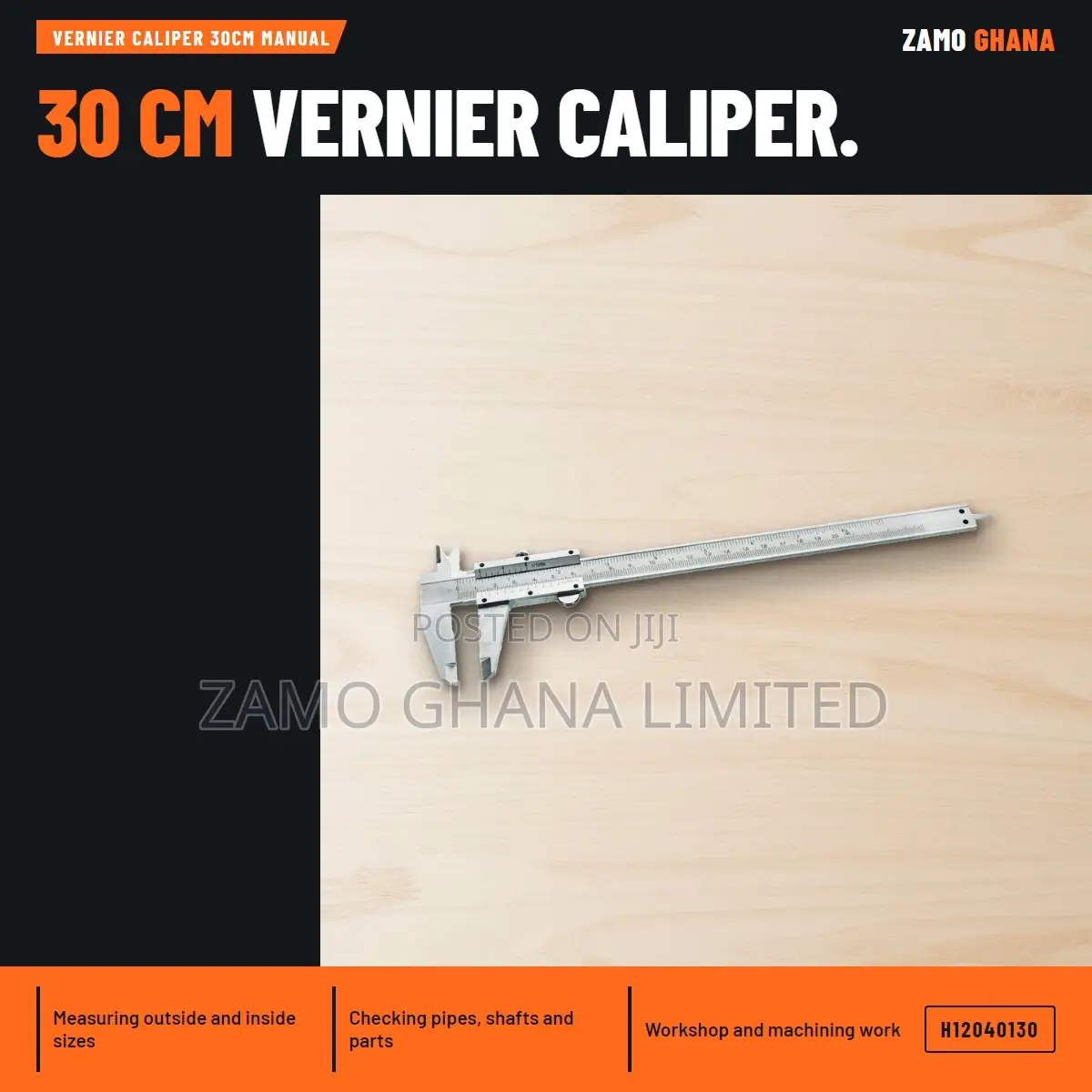 Vernier Caliper 30Cm Manual - H