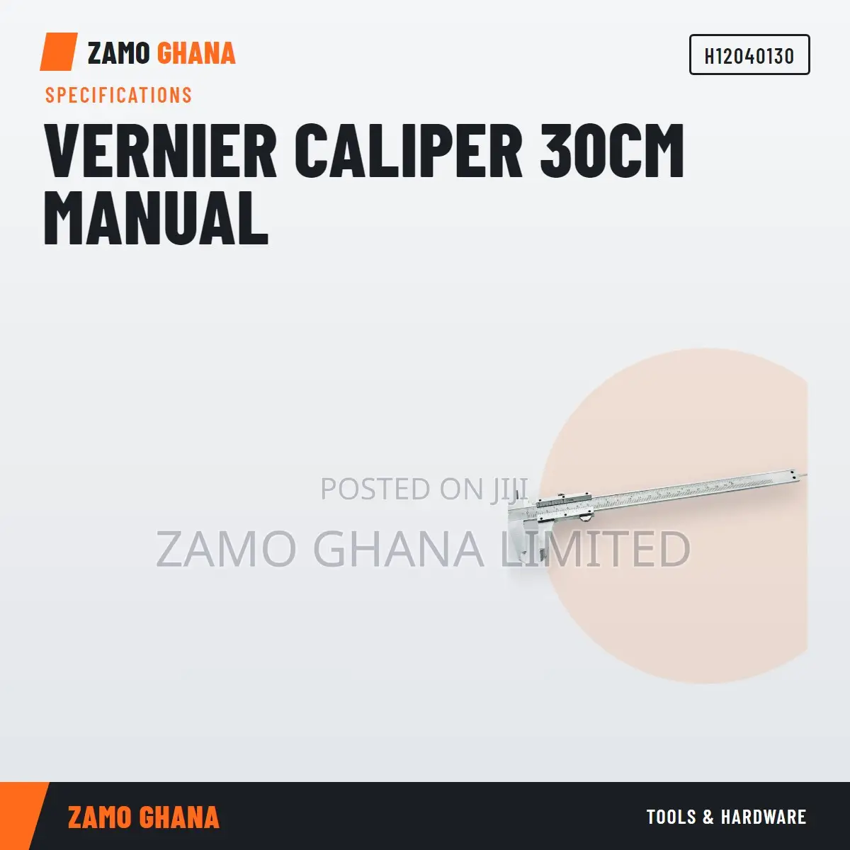 Vernier Caliper 30Cm Manual - H
