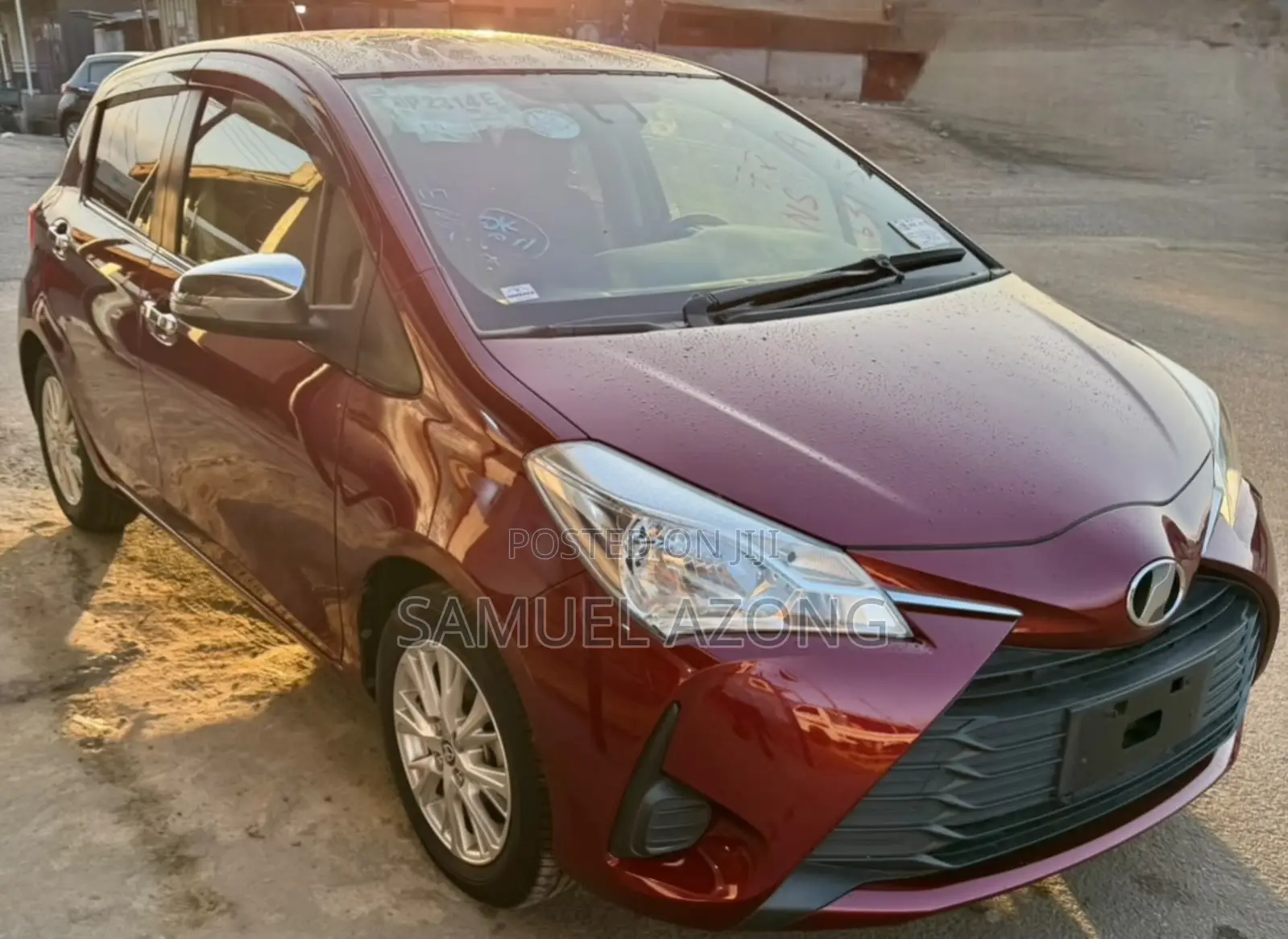 Toyota Vitz 1.3 AWD 3dr 2017 Red