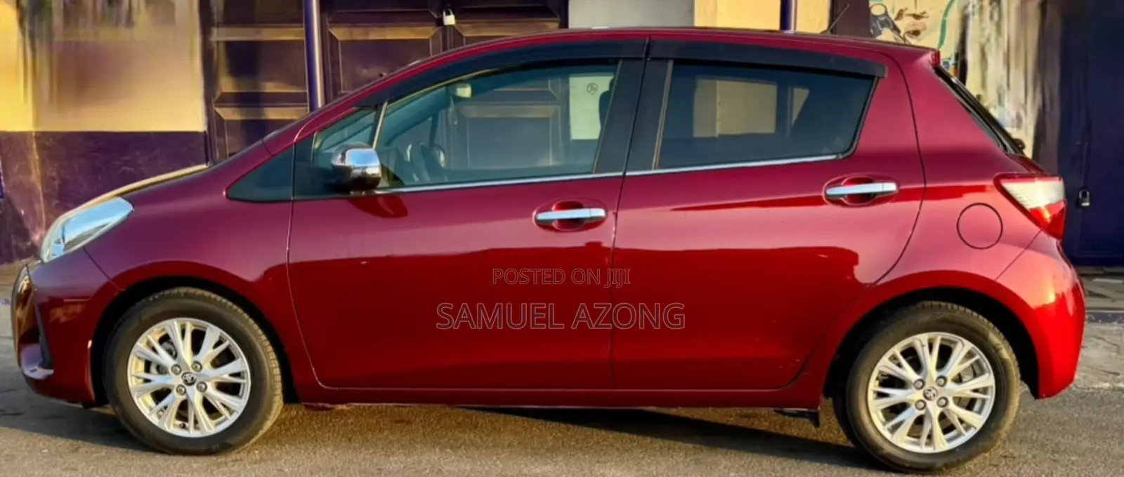 Toyota Vitz 1.3 AWD 3dr 2017 Red