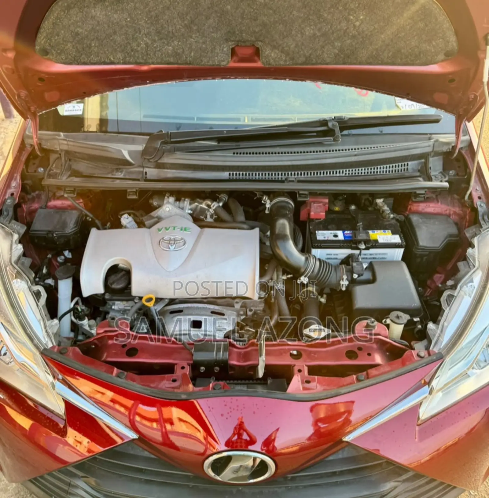 Toyota Vitz 1.3 AWD 3dr 2017 Red