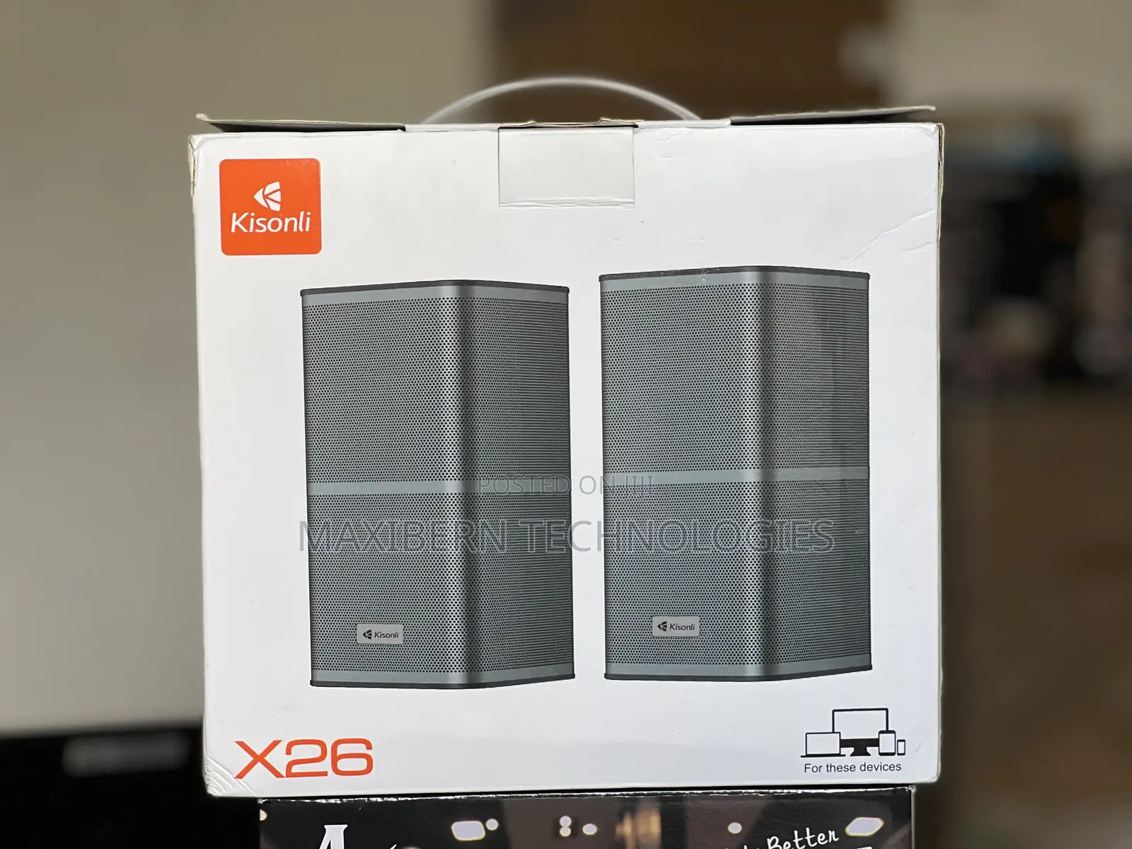 Kisonli X26 Multimedia Stereo Speakers for PC and Laptop